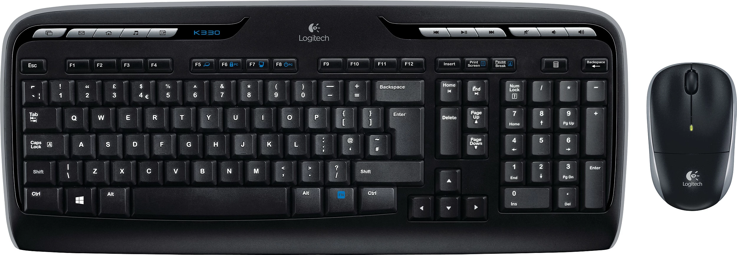 Komplet wireless Logitech MK330, QWERTY, USB, i zi