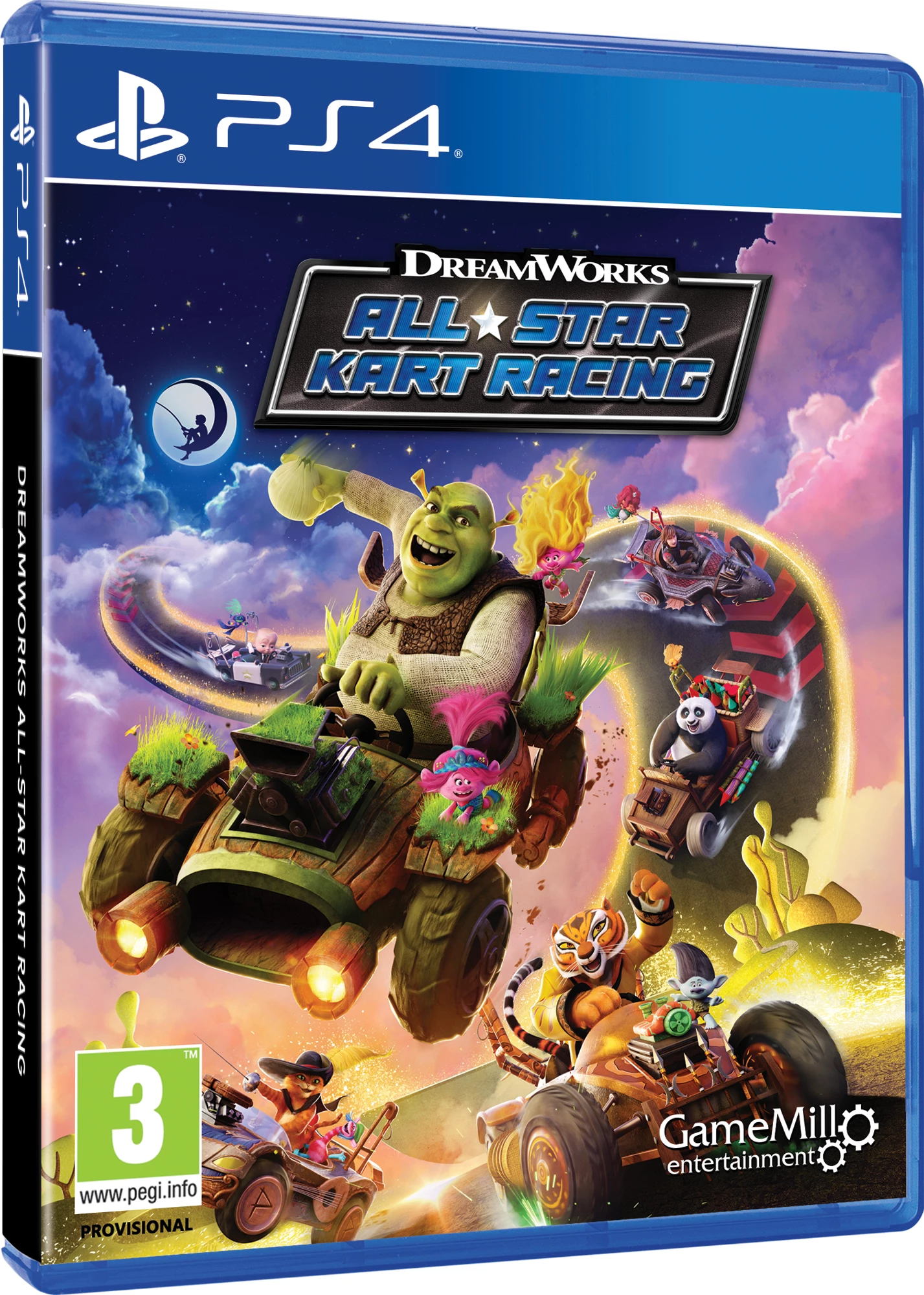 Lojë për PlayStation 4 GameMill Entertainment DreamWorks All-Star Kart Racing, PEGI 3