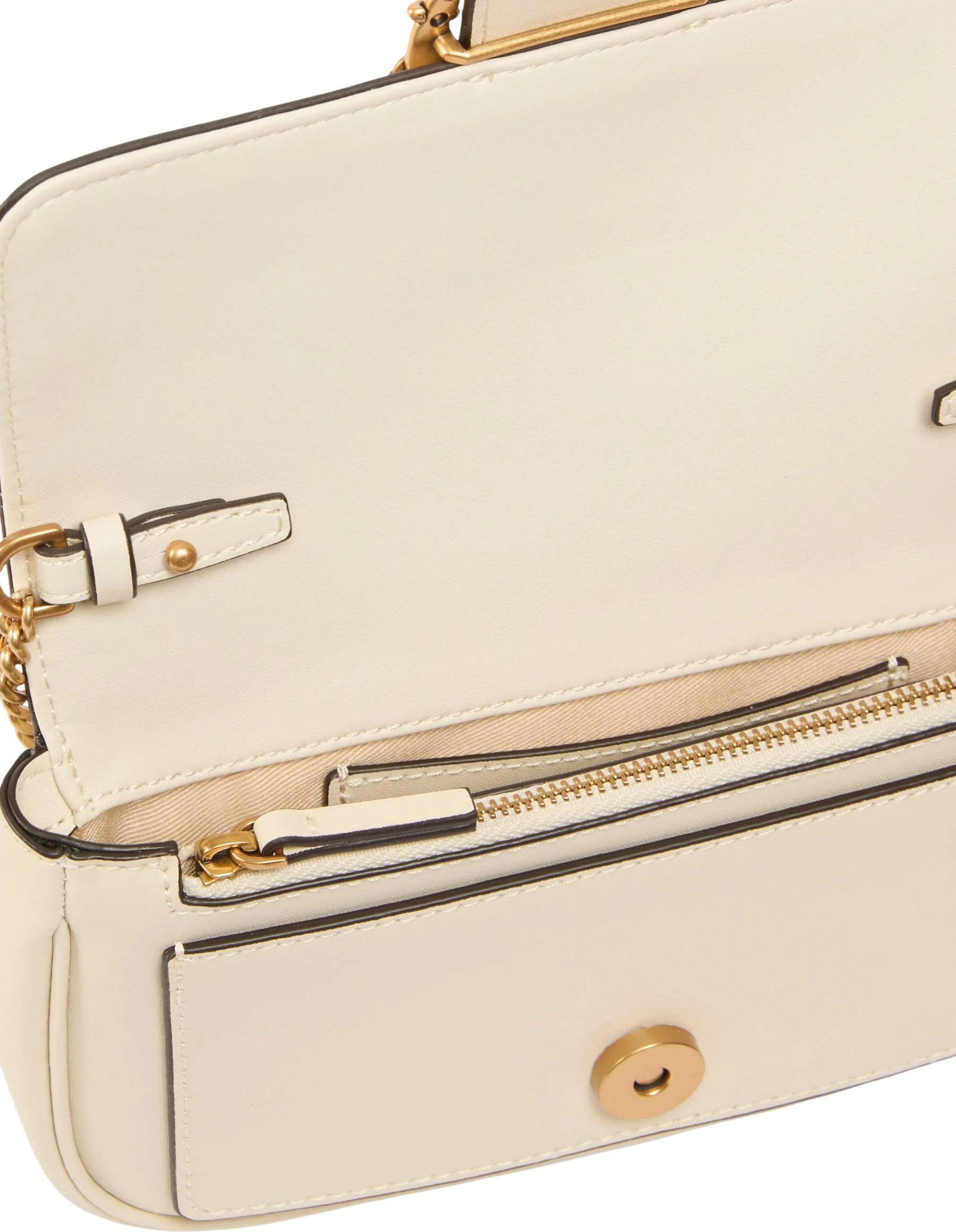 Çantë krahu Pinko Love Pocket New Buckle Vitello 107072 A0F1, bezhë e hapur