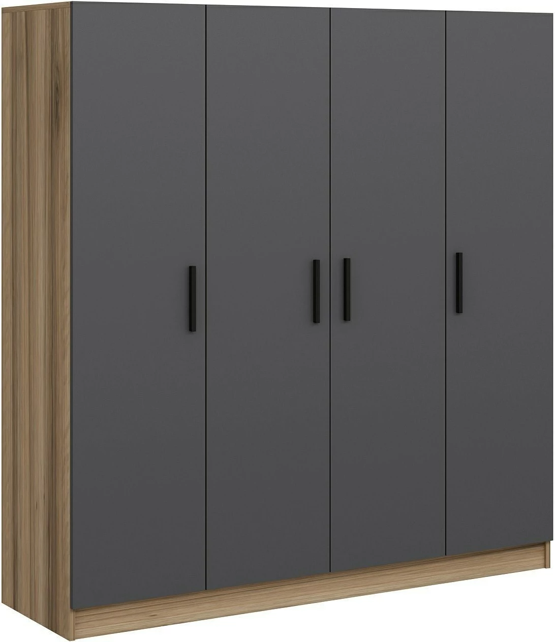 Dollap Skye Decor, ngjyrë antracit, 180x210x52cm, 6 pjesë