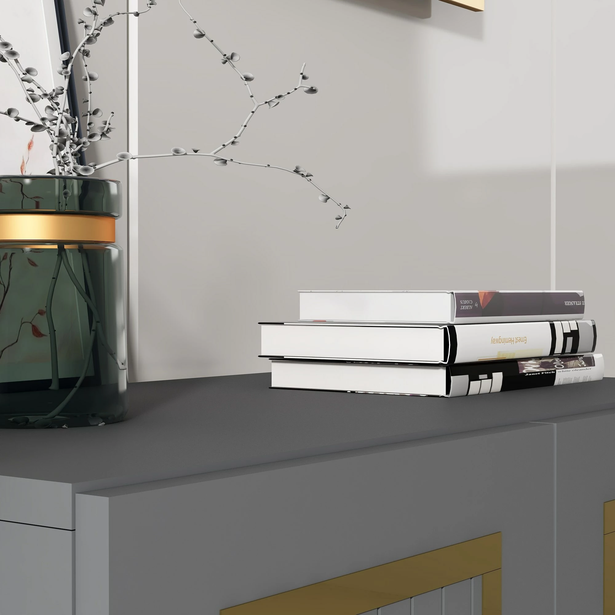 Konsol Hanah Home, Capri, anthracite, ari