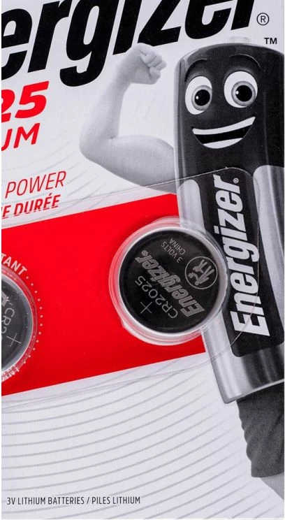 Bateri litium ENERGIZER CR2025/2, 3V, set 2 copë