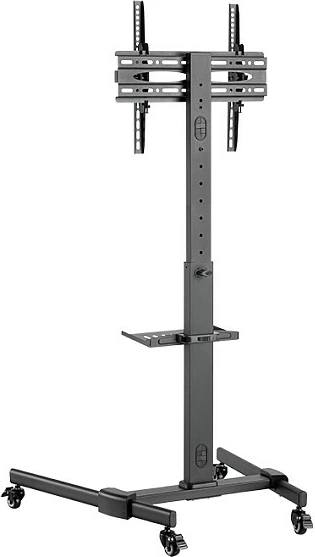 Karrocë për TV/monitor LogiLink, 32"-55", me rrota, e zezë