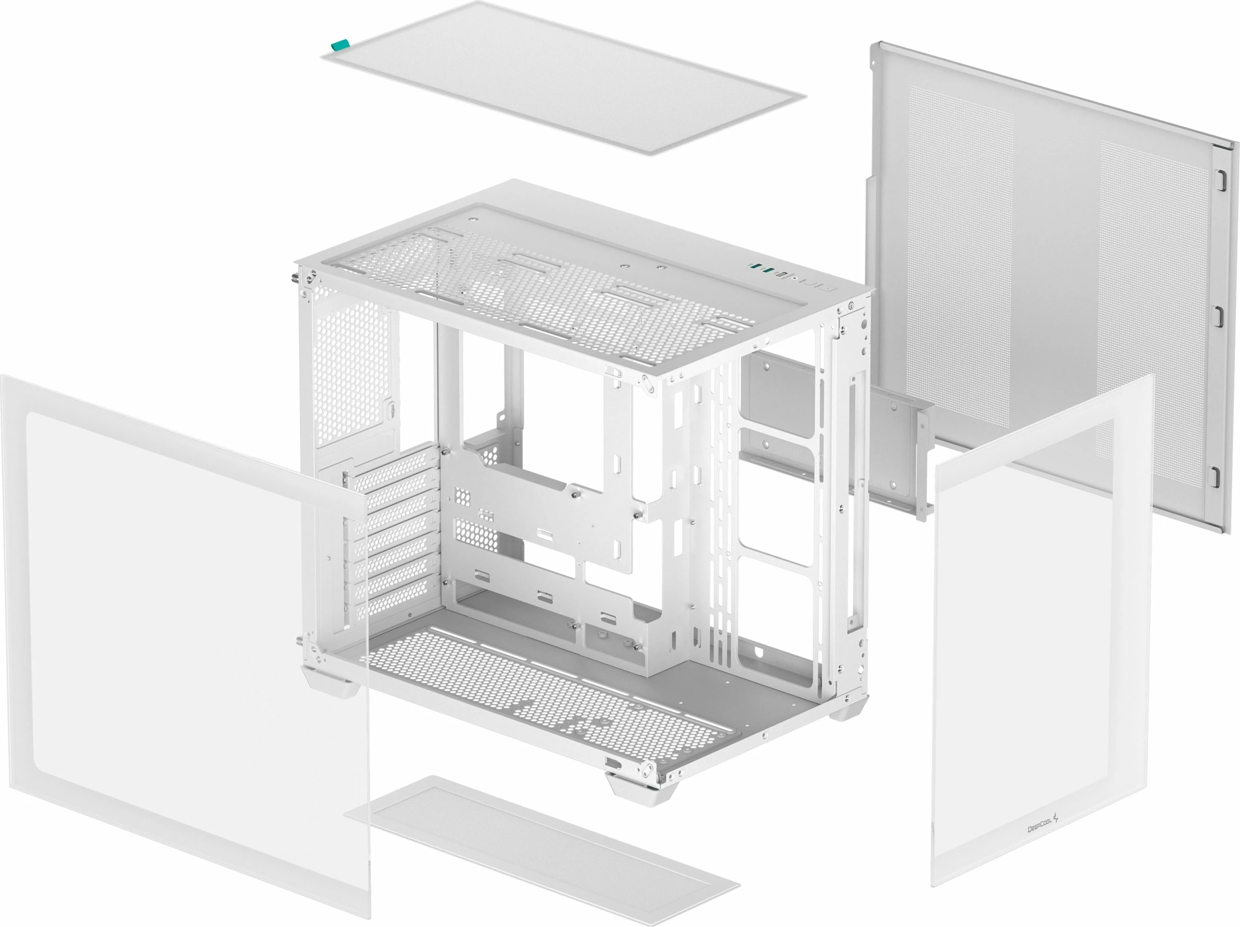 Kasë Deepcool CG530 (R-CG530-WHNDA0-G-1) Midi Tower ATX/mATX, e bardhë