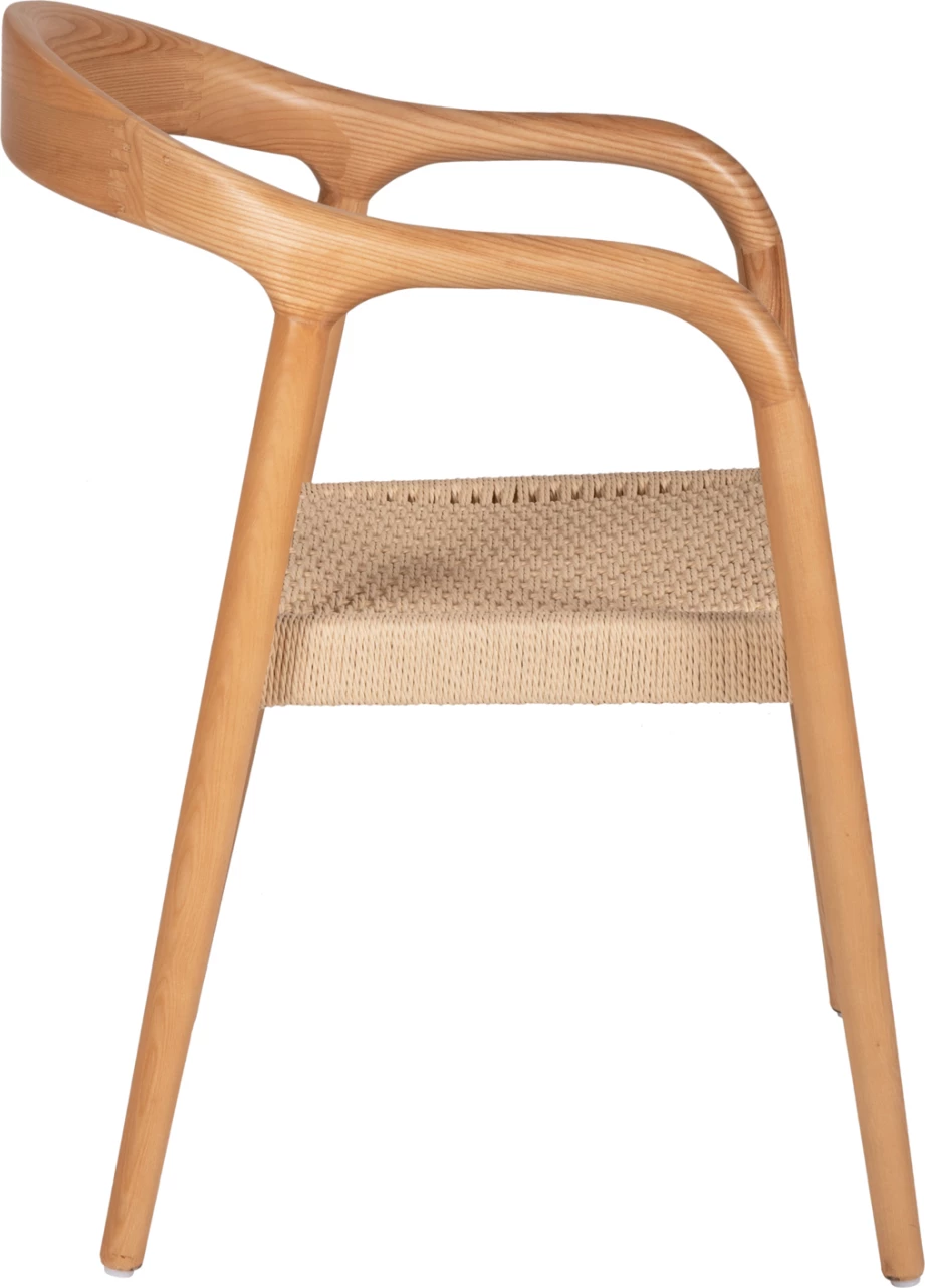 Karrige me krahë, kornizë frashëri, sedilje letre, FH9874, 57x54x78H cm