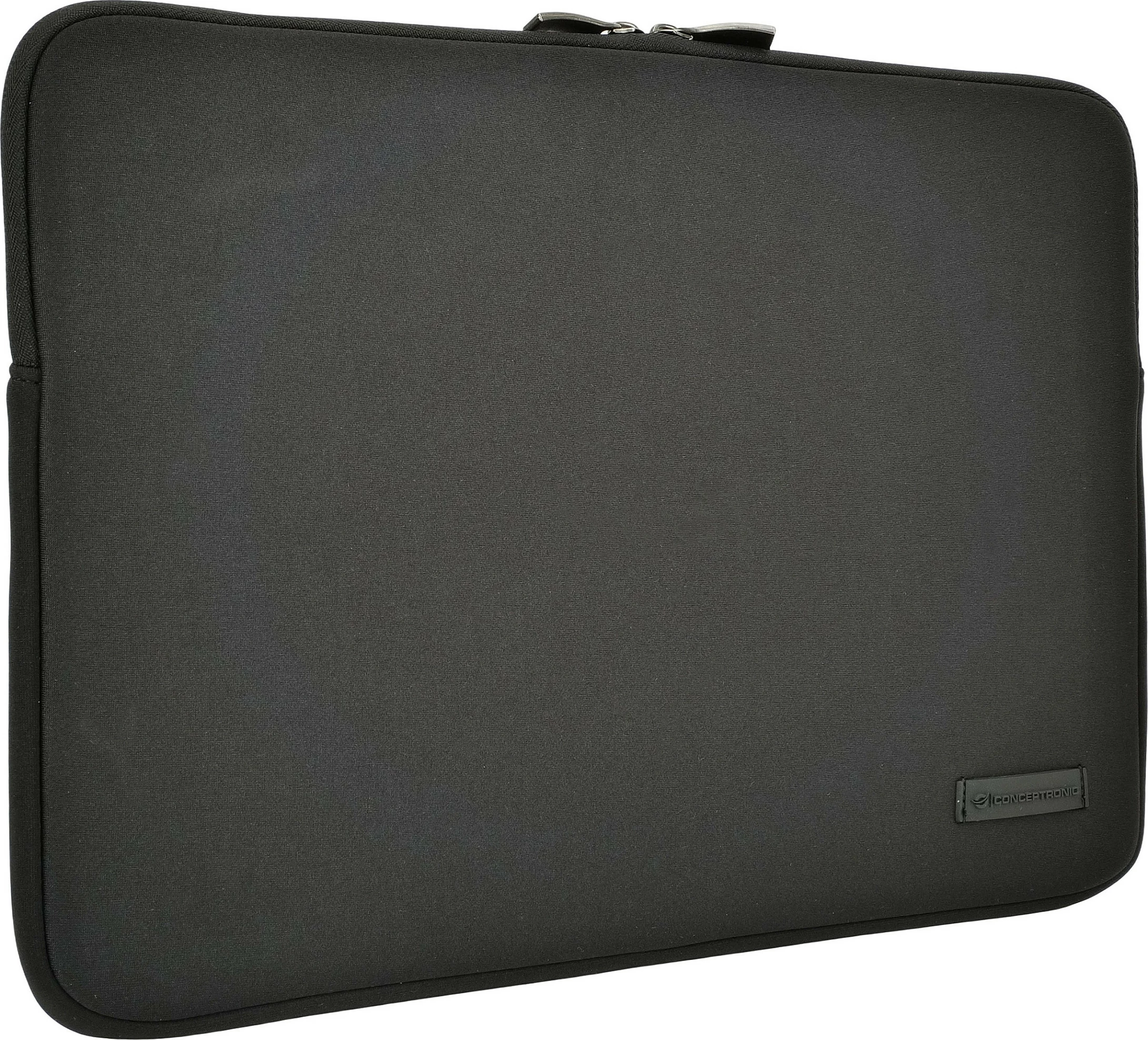 Mbështjellës për laptop Conceptronic 14", neopren/poliester, me zinxhir, i zi