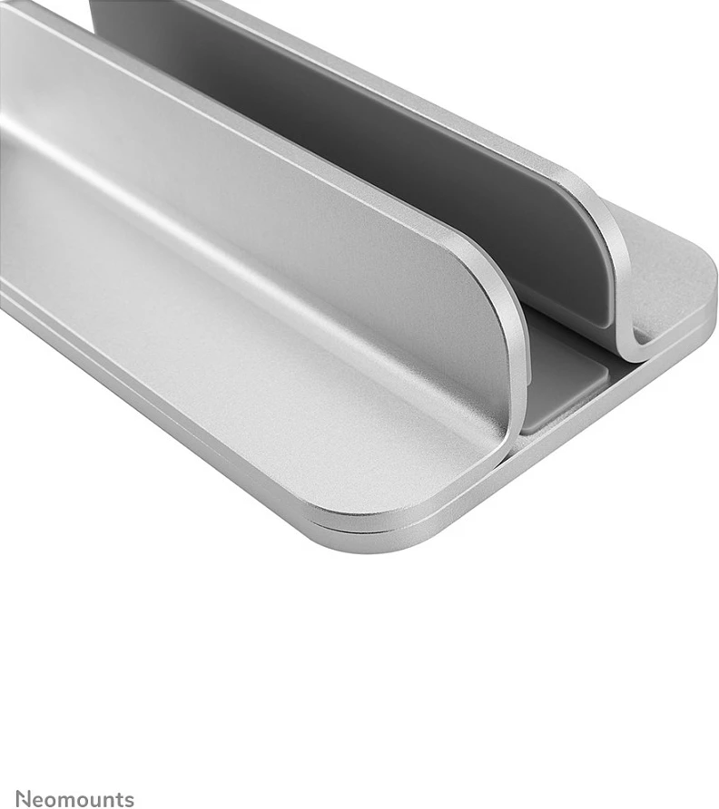 Mbajtës vertikal për laptop Neomounts NSLS300SILVER, 11-17", alumin, 5 kg, i argjendtë