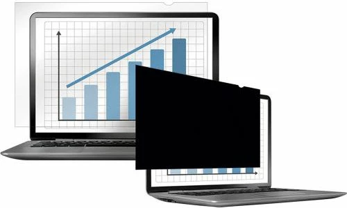 Filtër privatësie për ekran laptopi/monitori Fellowes PrivaScreen 4802001, 15.6\", i zi