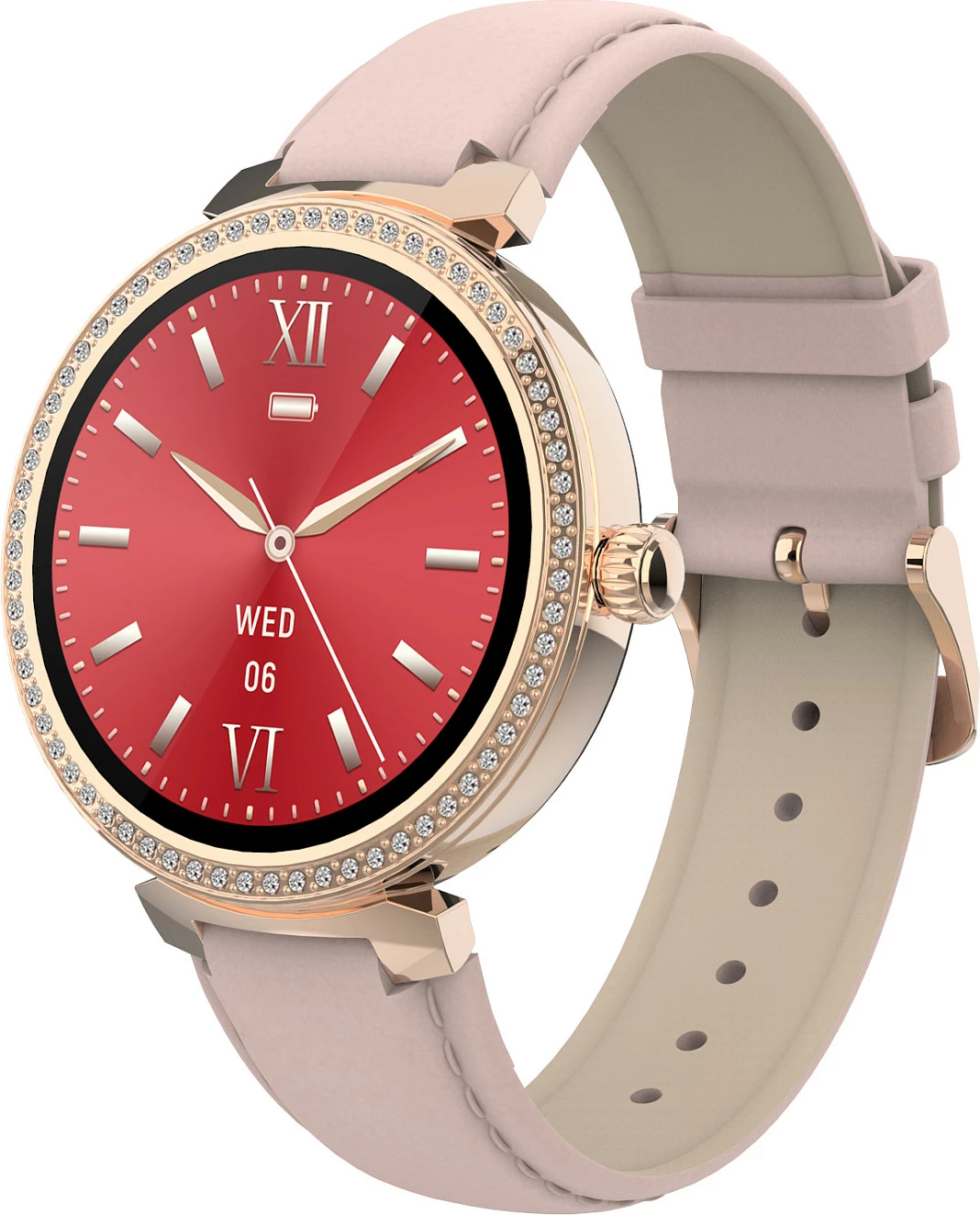Smartwatch Denver SWC-342RO, 1.2" IPS Touchscreen, Bluetooth, rozë
