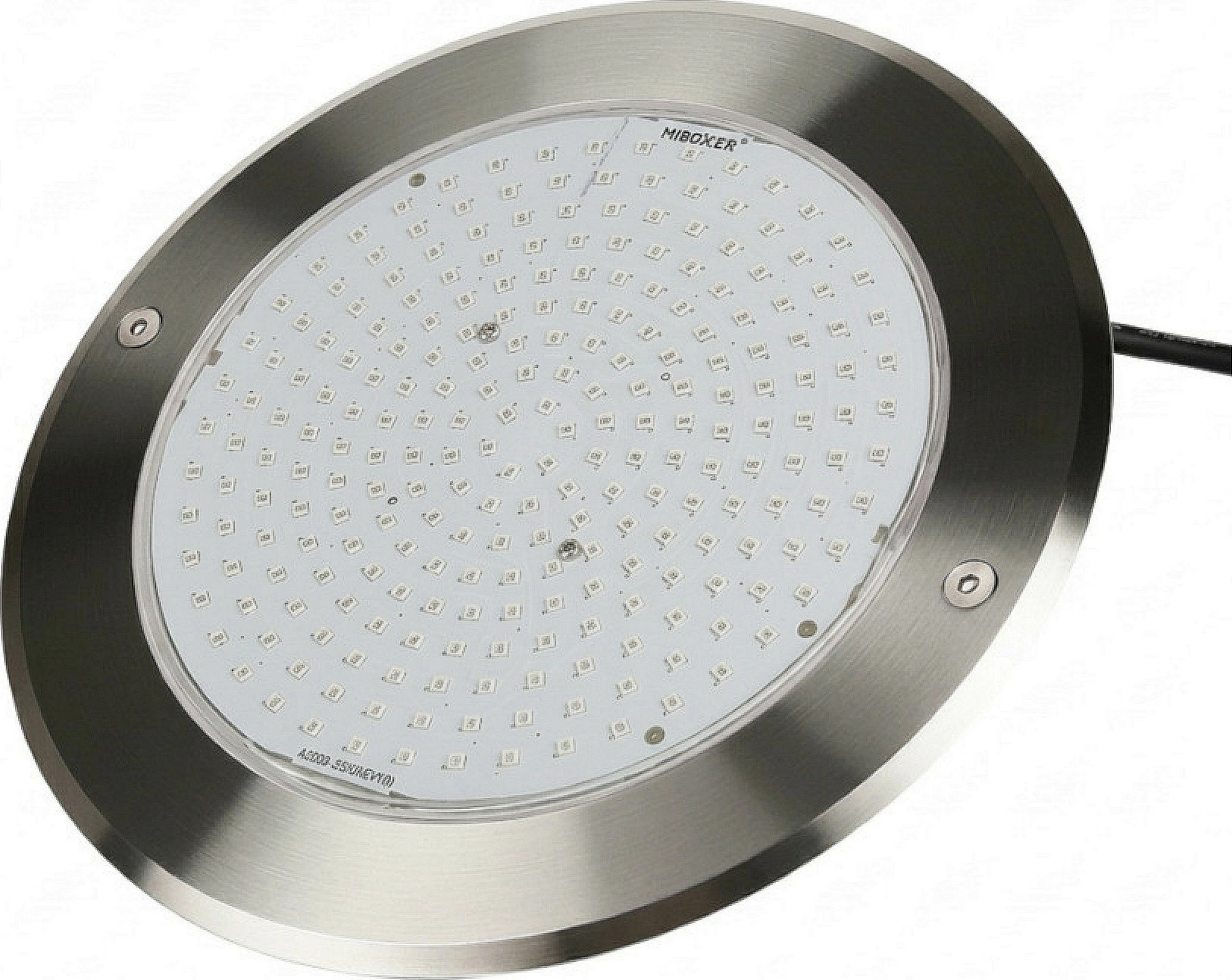 Dritë pishine LED Miboxer PLC Serie, 18W, RGB+CCT, montim në mur, inox/argjend