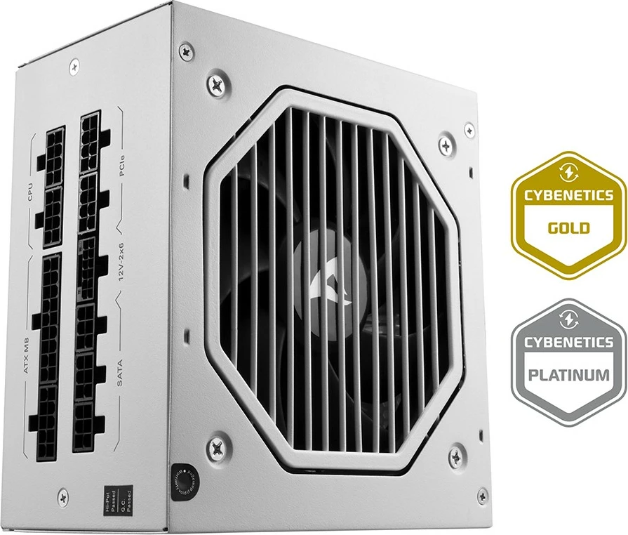 Furnizues energjie Sharkoon Rebel P20 850W, modular, i bardhë