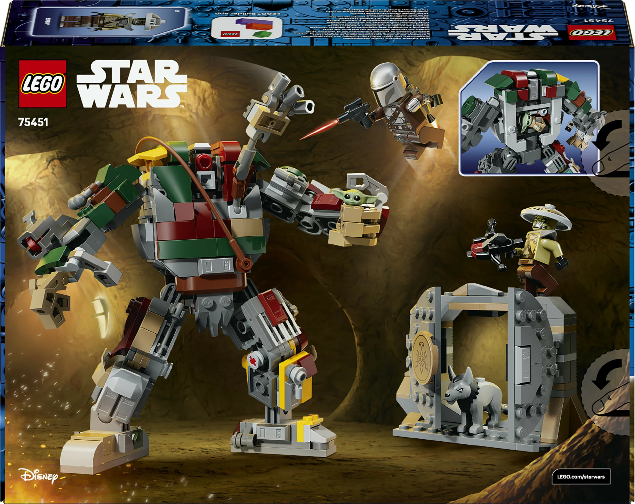 Set ndërtimi LEGO Star Wars 75451 Hutt Palace Showdown, 415 copë, 9+
