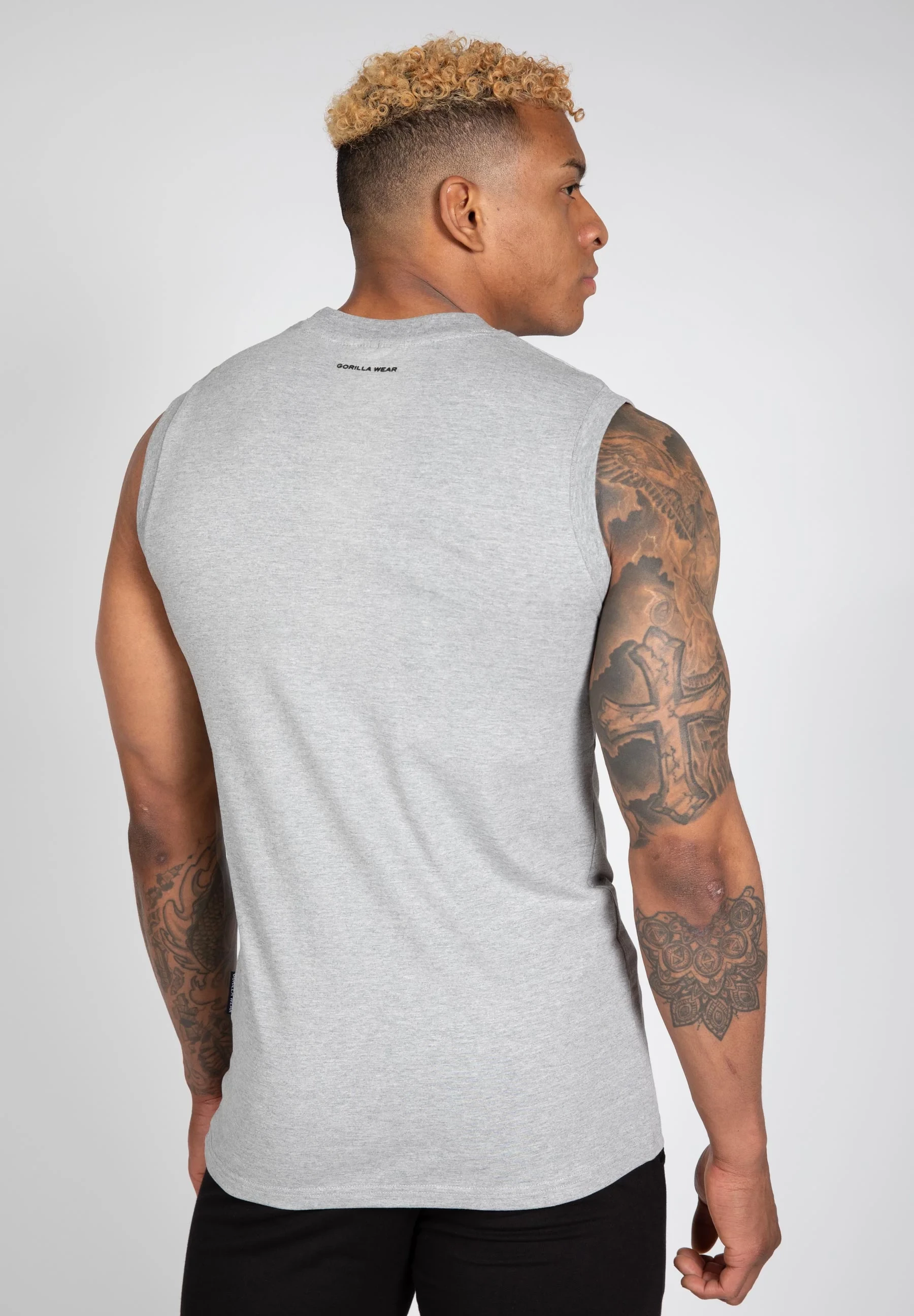 Sorrento Sleeveless T-Shirt - Gri [Madhësia: 2XL]