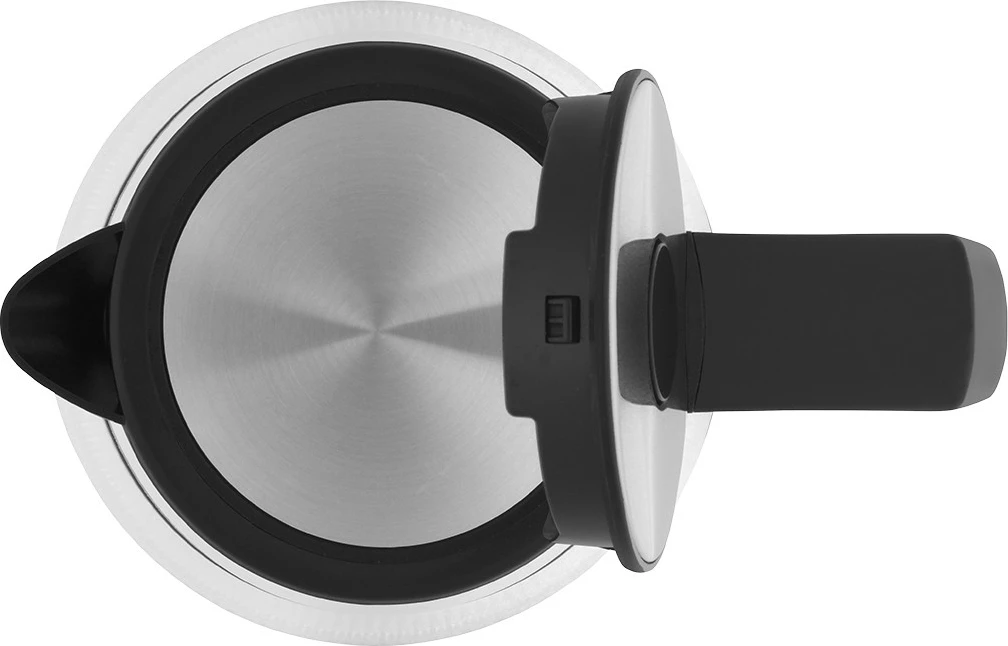 Çajnik elektrik Concept RK4210 1.7 L 2200 W xhami me ndriçim LED bazë rrotulluese STRIX inox dhe transparent