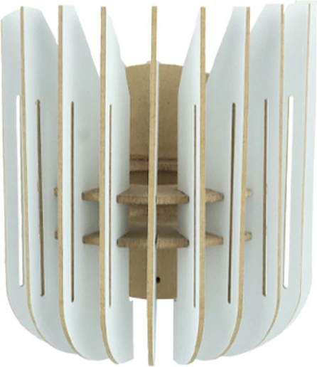 Llambë muri Opviq, model Tulip, 2 copë, e bardhë, 210-LB2