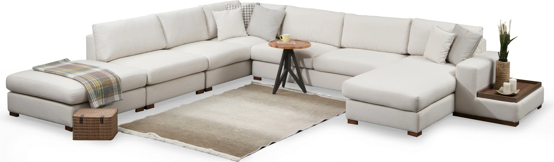 Këndare Atelier del Sofa, Loop 8, ngjyrë bezhë