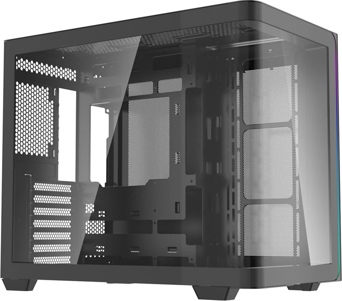 Kasë Darkflash L285, Midi Tower, ATX, xham i temperuar, e zezë
