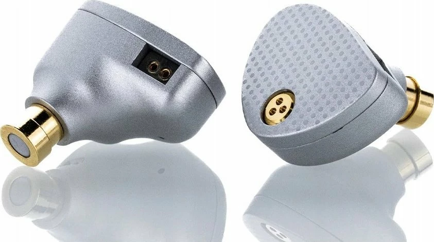 Kufje in-ear Moondrop Aria 2, 3.5mm, 0.78mm 2-pin, 1.2m, semi-open, 33Ω, argjendtë/gri