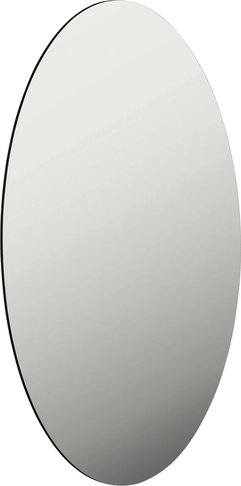 Pasqyrë ovale me ndriçim LED, ngjyrë e bardhë, 30x40cm