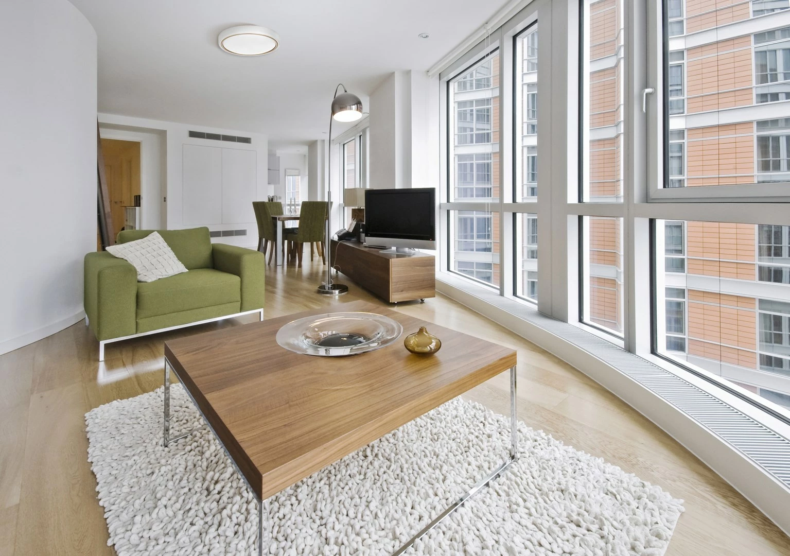 Dritë tavani Modern LED Activejet Verdi, e bardhë\ari, 23W