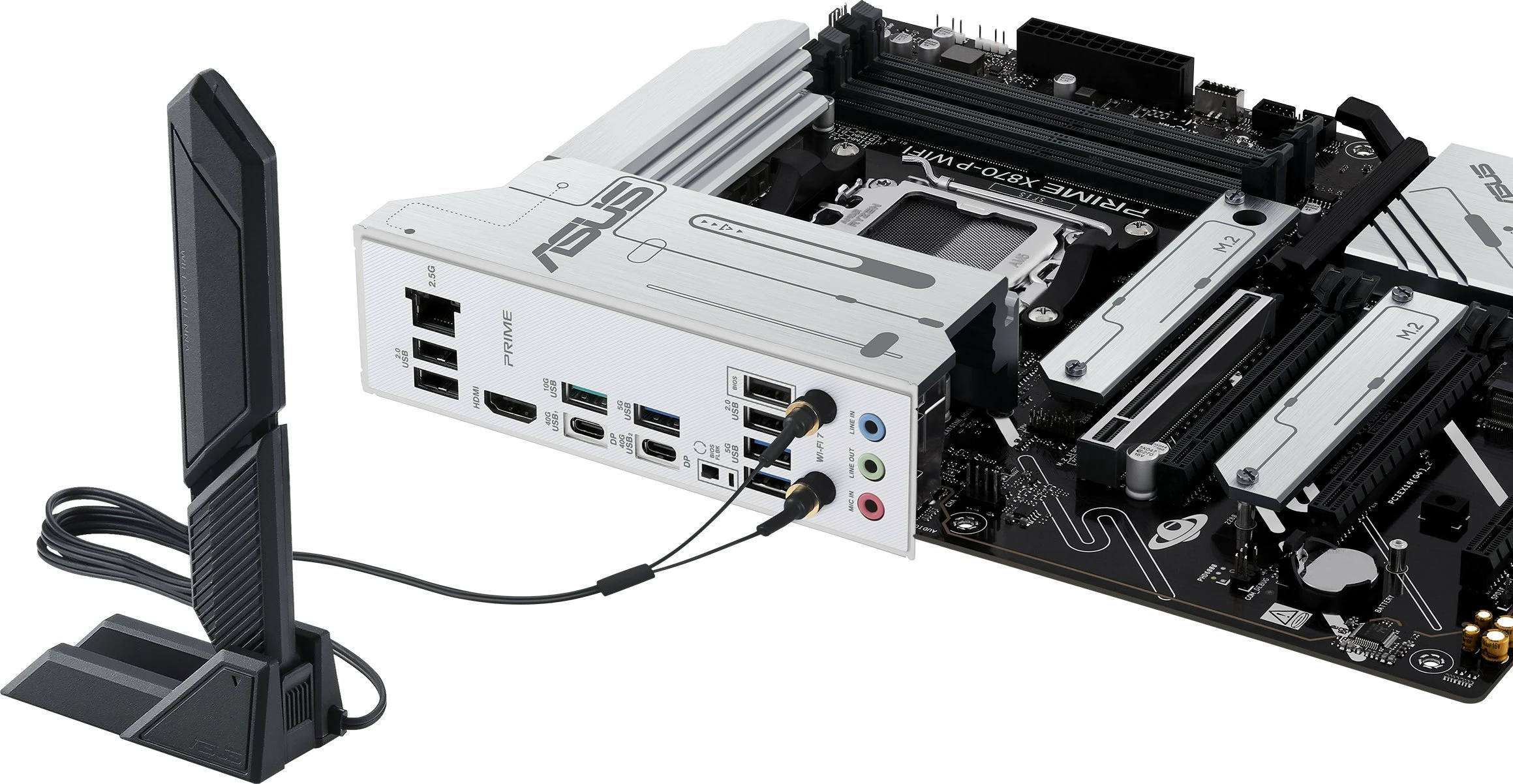 Pllakë amë Asus PRIME X870-P WIFI, ATX, AM5, DDR5, Wi‑Fi 7, Bluetooth 5.4