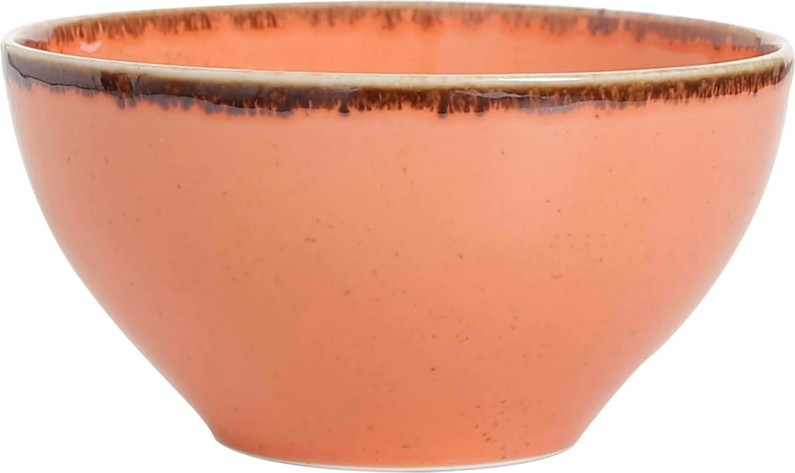 Tas porcelani Porland Seasons Amber 550 ml, Ø140 mm, portokalli, set 6 copë