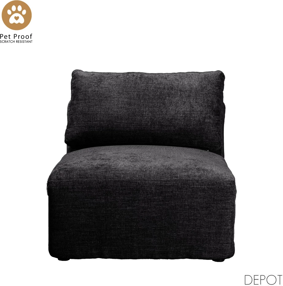 Fotel BOX, ngjyrë antracit, VOGUE 17, 82x107x85