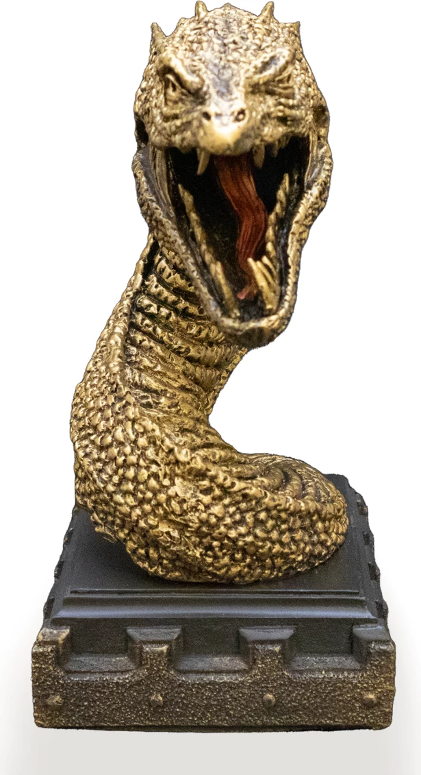 Mbajtëse librash NOBLE COLLECTION Harry Potter Basilisk, bronz/zezë