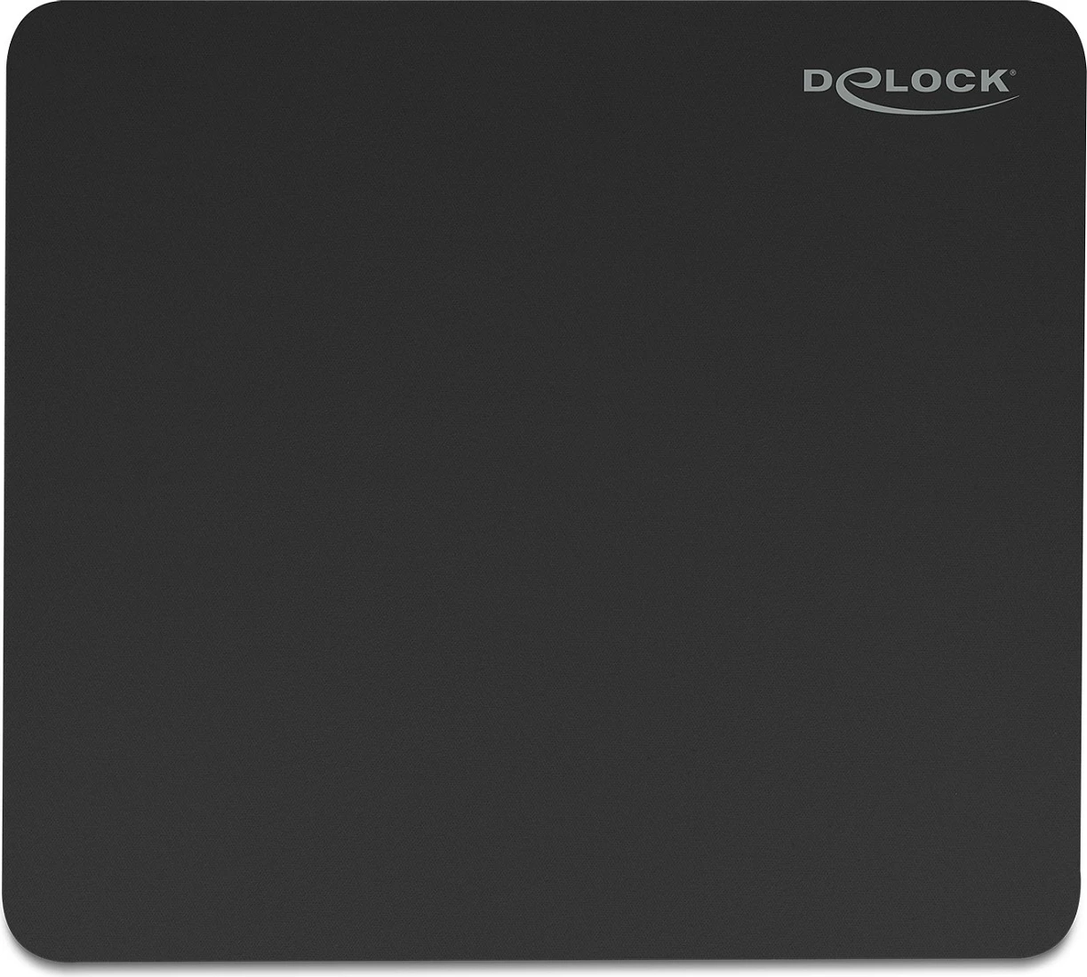 Mauspad DeLOCK 450 x 400 mm, veshje "Glass", 4 mm, i zi