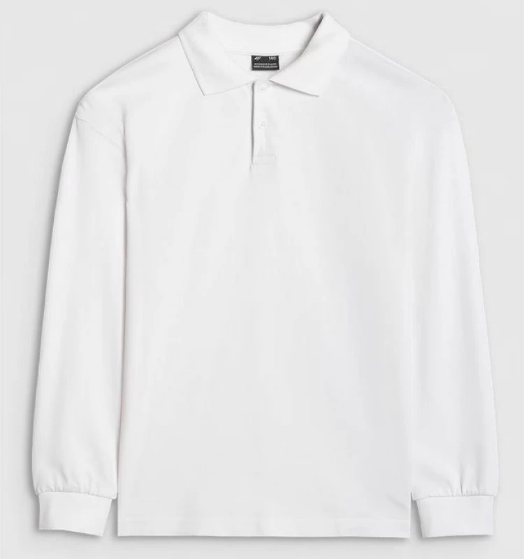 Maicë me gjatësi të gjatë për djem 4F, e bardhë