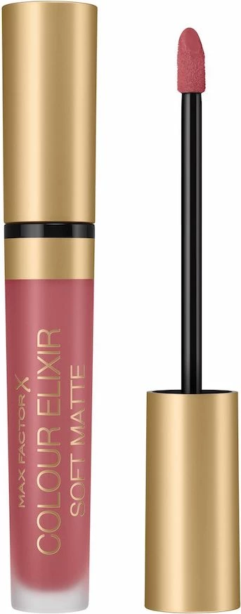 Buzëkuq i lëngshëm për femra Max Factor Colour Elixir Soft Matte 015 Rose Dust 4ml