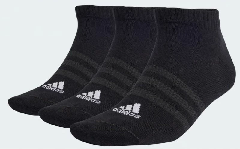 Çorape të ulëta për meshkuj dhe femra adidas, të zeza [Madhësia: 37 - 39]