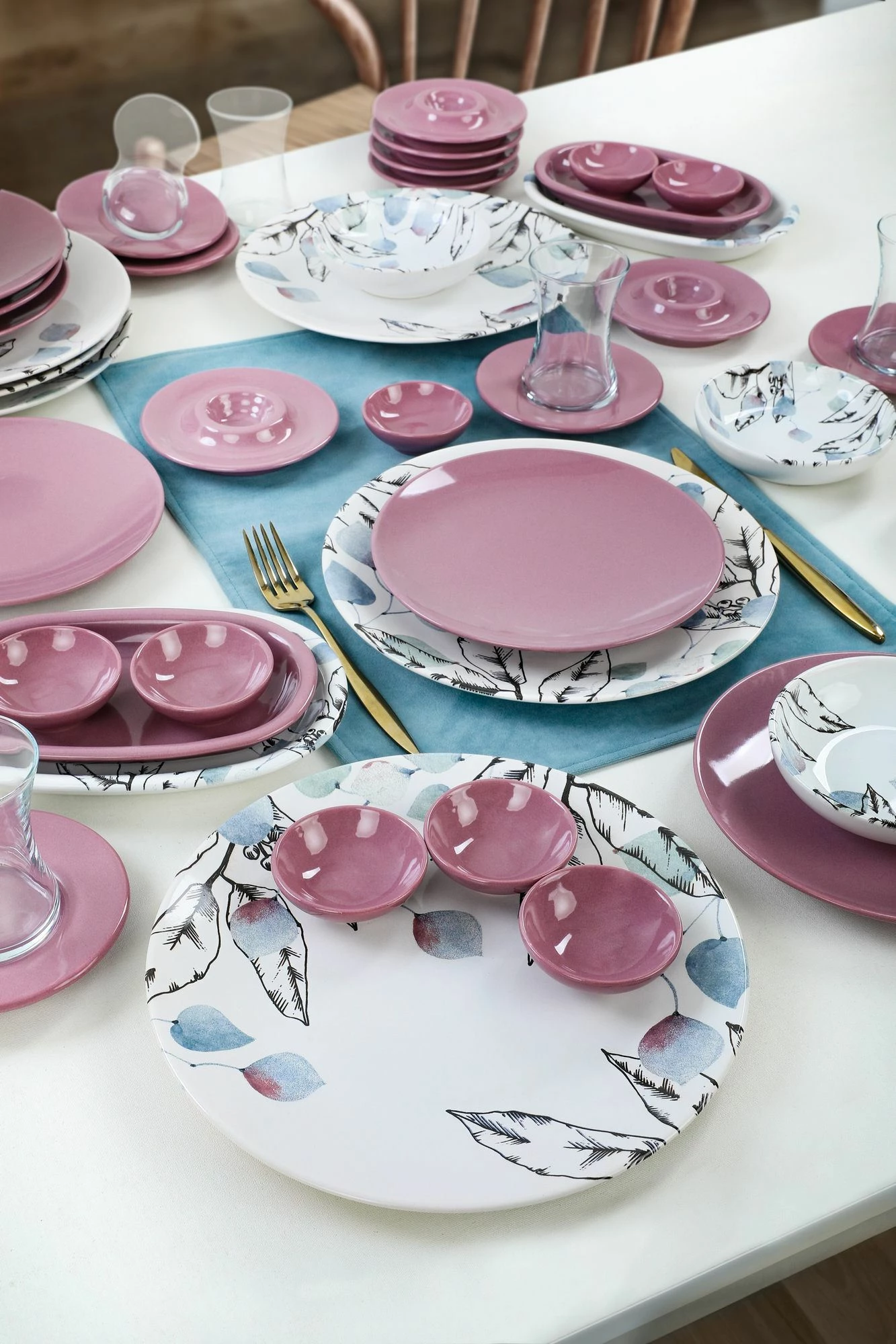 Set mëngjesi 50 pjesësh, Hermia Concept, TV087050F3X2AJ47100MAP0300