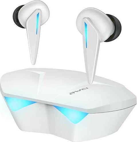 Kufje TWS gaming Awei T23 Bluetooth 5.3 in-ear me mikrofon të bardha