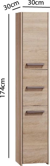 Dollap për banjo Alto 3 [Ngjyra: Bezh]
