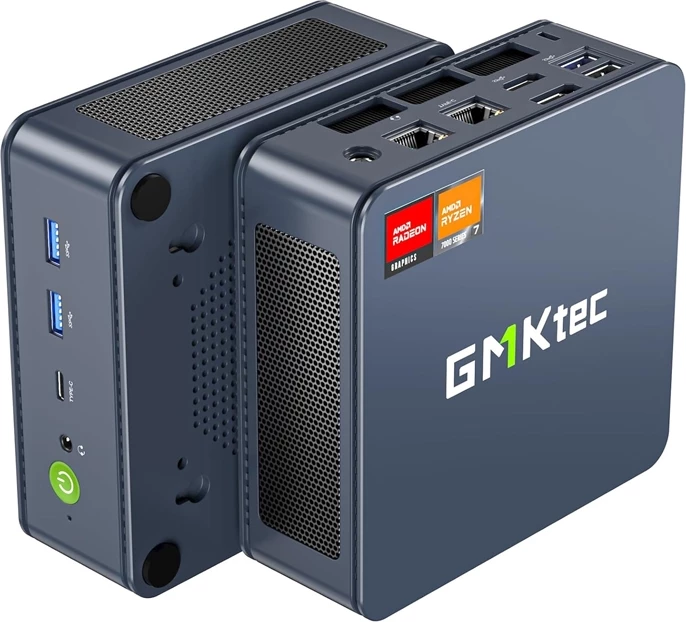 Kasë mini PC GMKtec K6, Ryzen 7 7840HS, 16GB RAM, 1TB SSD, Windows 11 Pro