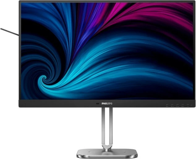 Monitor Philips 27B2N4500 27" QHD 120Hz IPS HDMIx2 DP USB-C pivot altoparlantë grafit/argjendtë