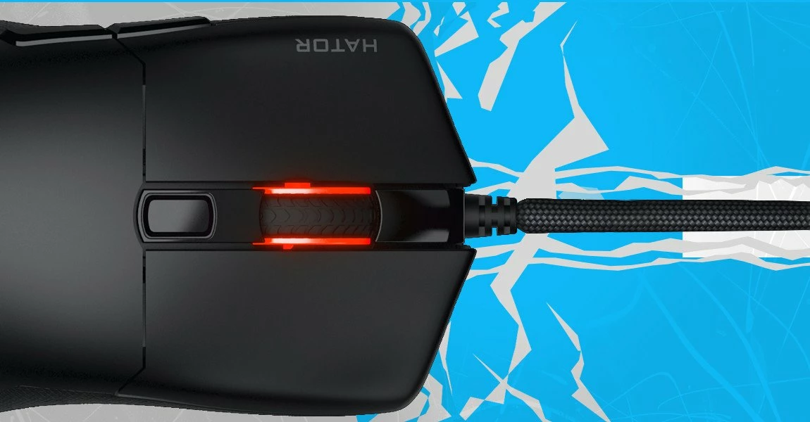 Maus Hator Pulsar 3 HTM630 12000 DPI RGB, i zi