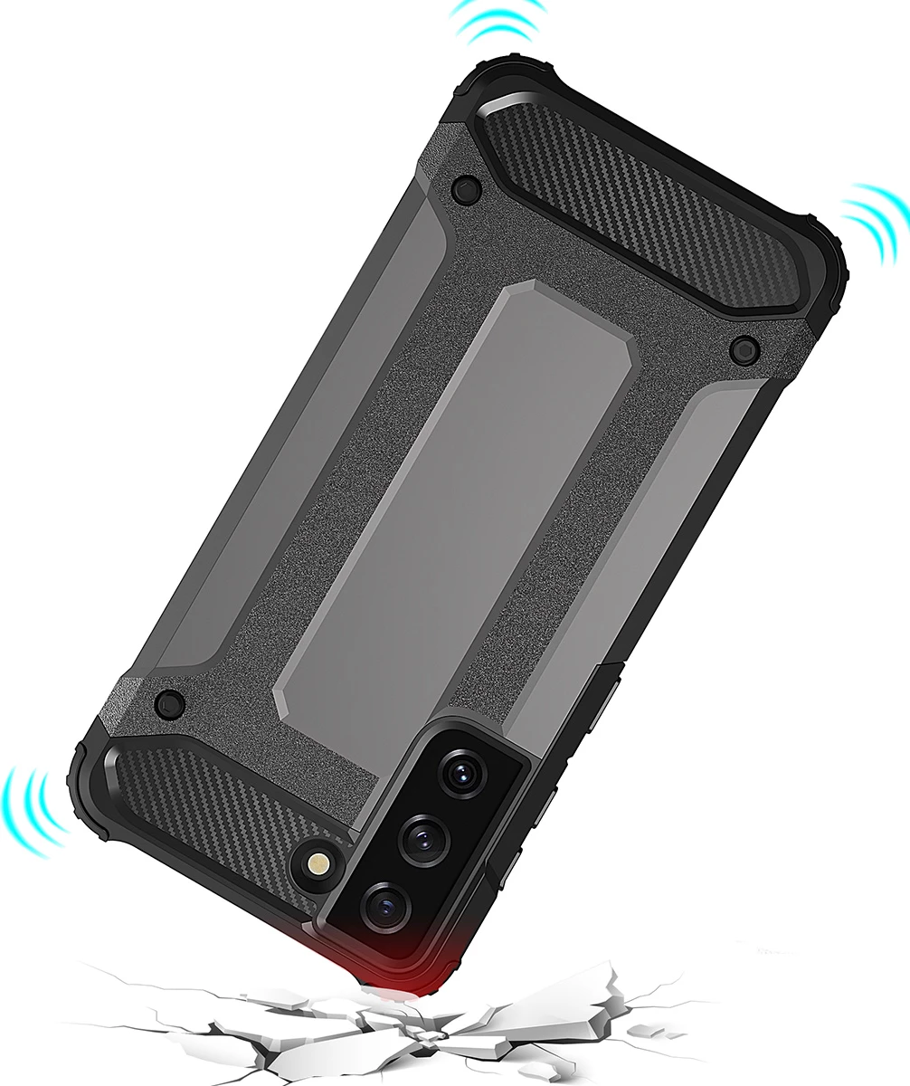 Mbështjellës Hurtel Hybrid Armor për Samsung Galaxy S23 Ultra, Blu