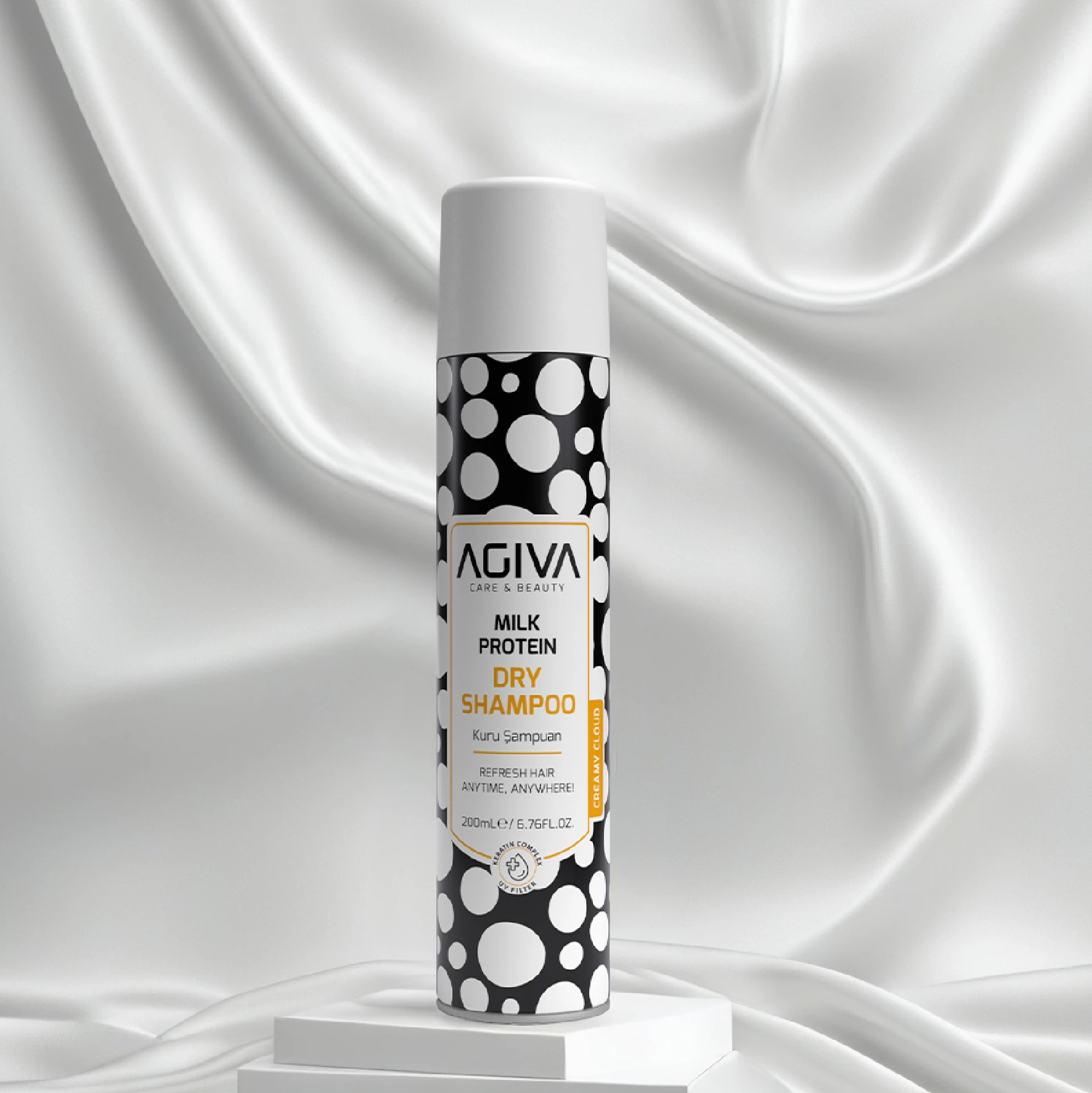 Shampon i thatë për flokë Agiva Milk Protein Amino Complex Pro Care 