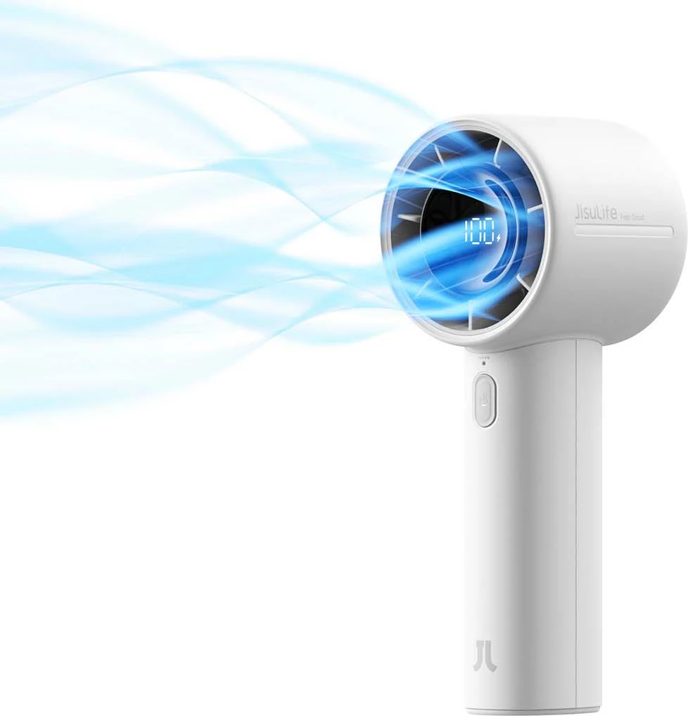 Ventilator dore Jisulife Handheld Fan 10S 5000mAh USB-C, gri