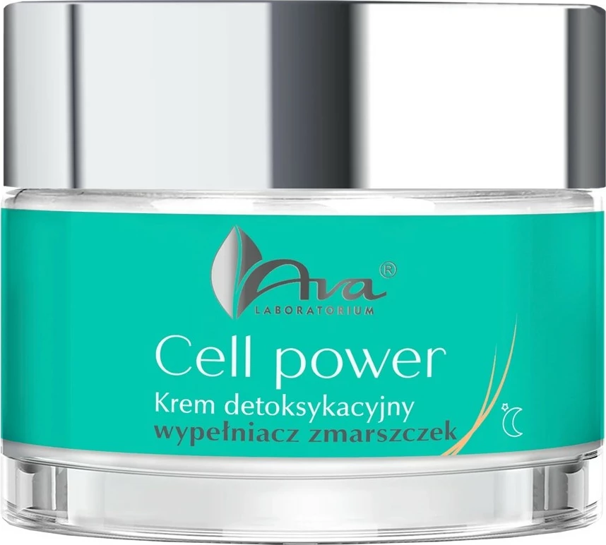 Krem nate për fytyrë për femra Ava Laboratorium Cell Power Night Detoxifying Cream Filling Wrinkles 50ml