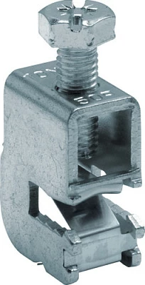 Klemë shine busbar Hager K96D, për përçues bakri 10-50 mm², për shinë 12x5 mm, inox
