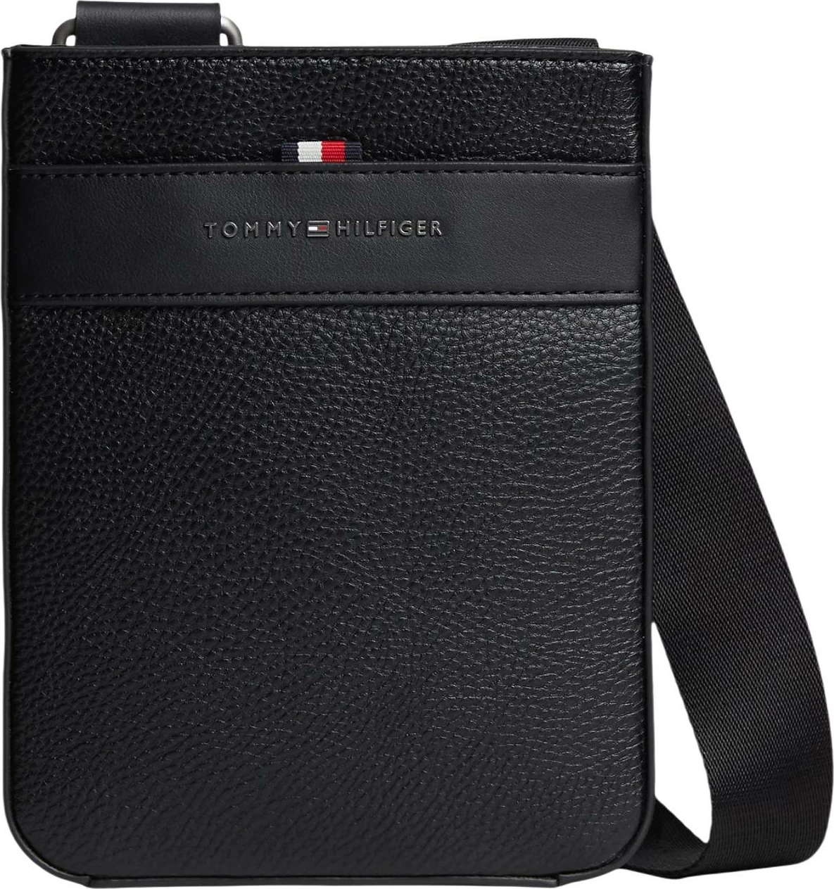 Çantë crossbody Tommy Hilfiger TH Central Mini Crossover AM0AM14697 për meshkuj, e zezë