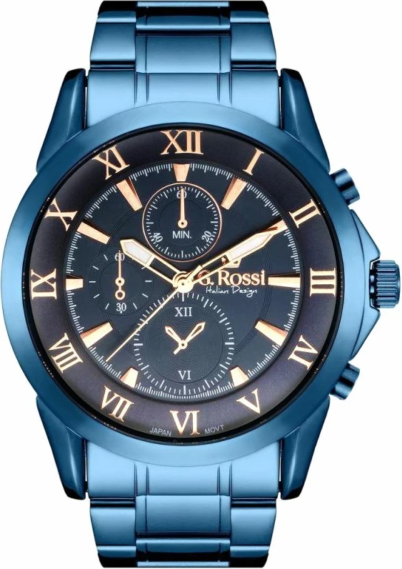 Orë dore për meshkuj G.Rossi, blu