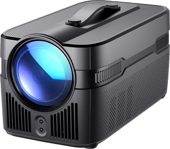 Projektor Magcubic HY450C 1080p 900 ANSI Android 11 Wi‑Fi 6/BT 5.4 2GB/32GB 0.6:1, i zi, set me telekomandë