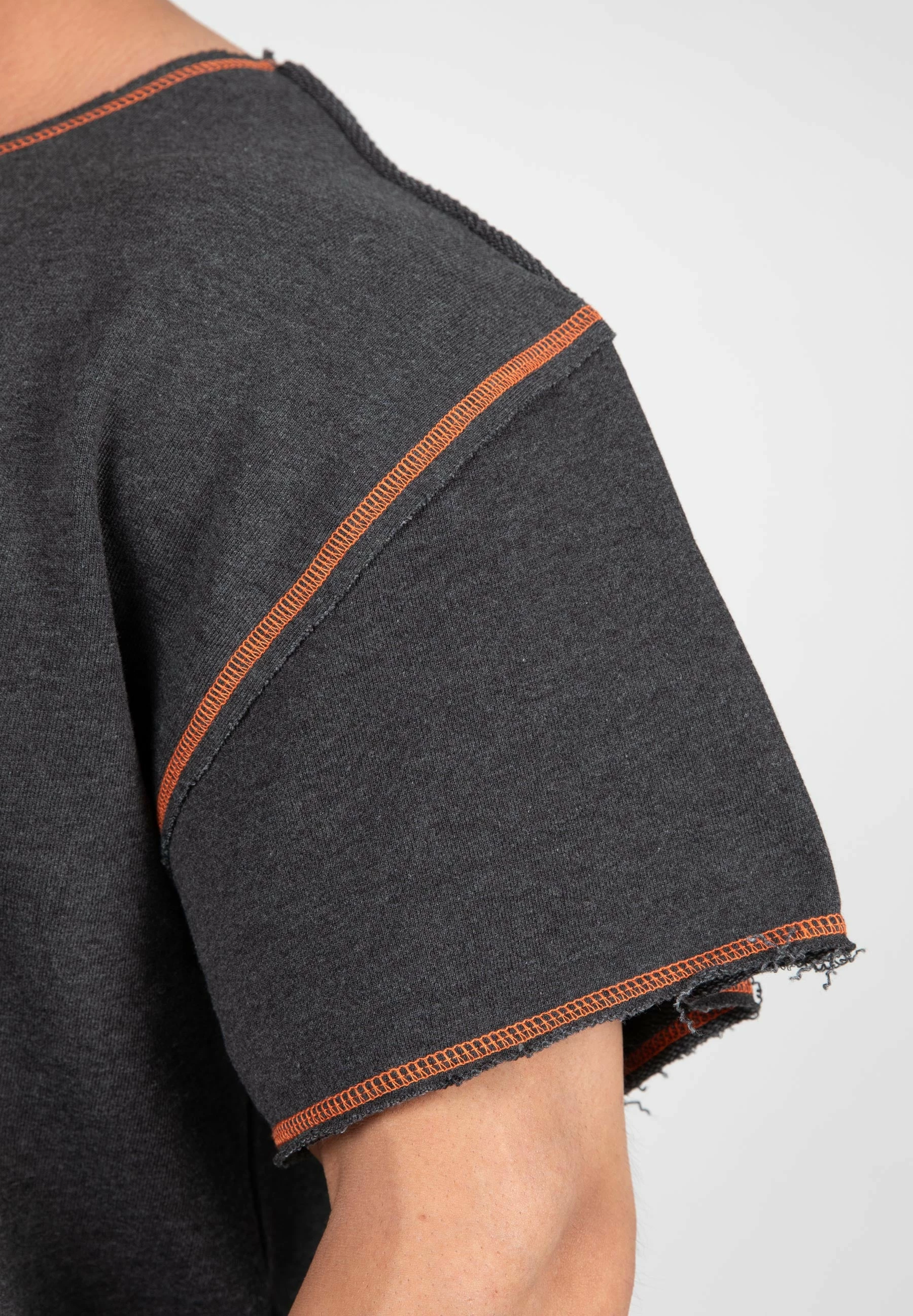 Wallace Workout Top - Gray/Orange [Madhësia: L/XL]