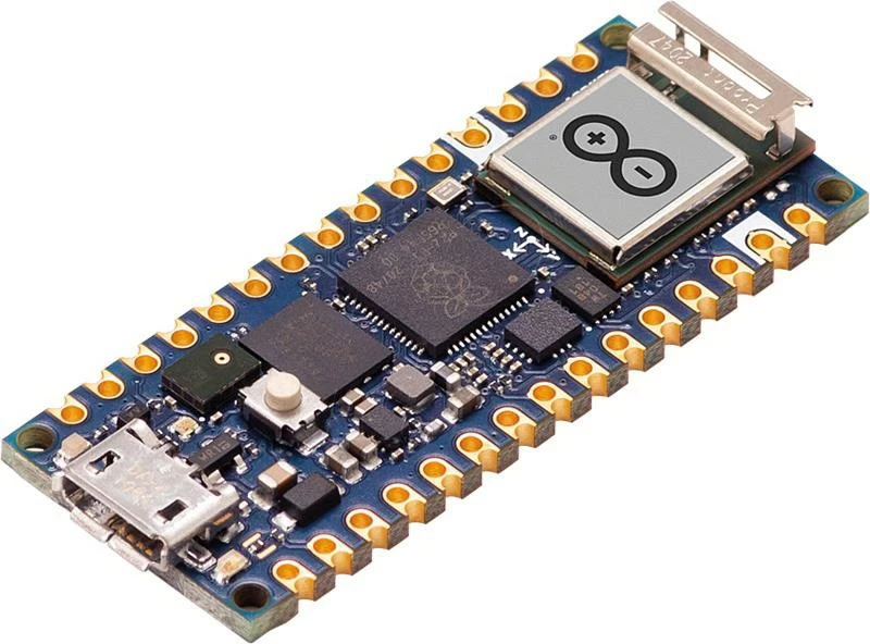 Pllakë amë Arduino Nano RP2040 CONNECT me header-a