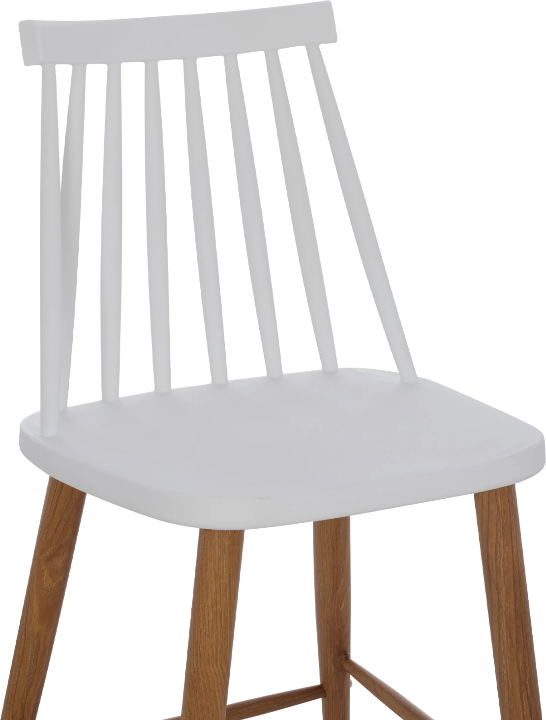 Karrige për bar FH9300.01 e bardhë, lartësi mesatare, 43x45x97 cm, set prej 2 copë