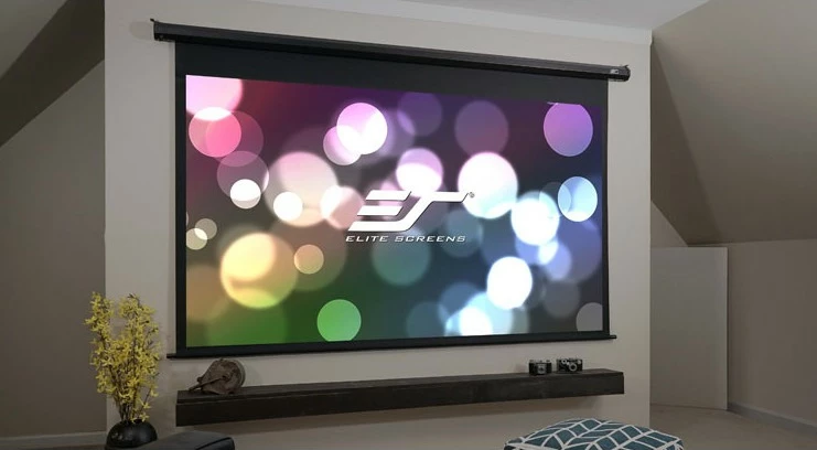 Ekran projektori Elite Screens M100UWH, manual, 100 inch, 16:9, kasë e zezë